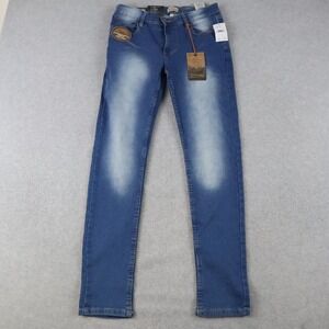 Weatherproof Vintage Jeans Womens 16 Slim Fit 5-Pocket Stretch Denim Blue NWT‎